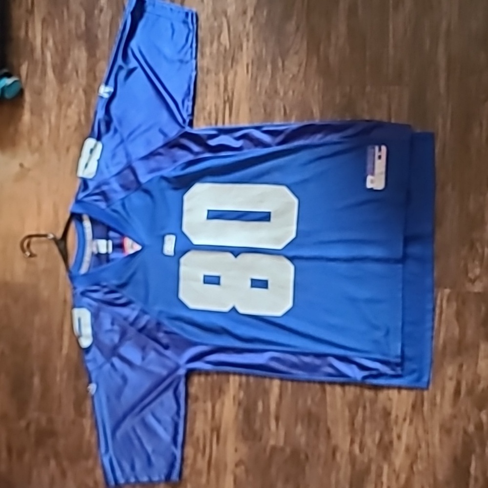 New York Giants Jeremy Shockey NFL On Field Reebok Home Game Jersey Sz Large